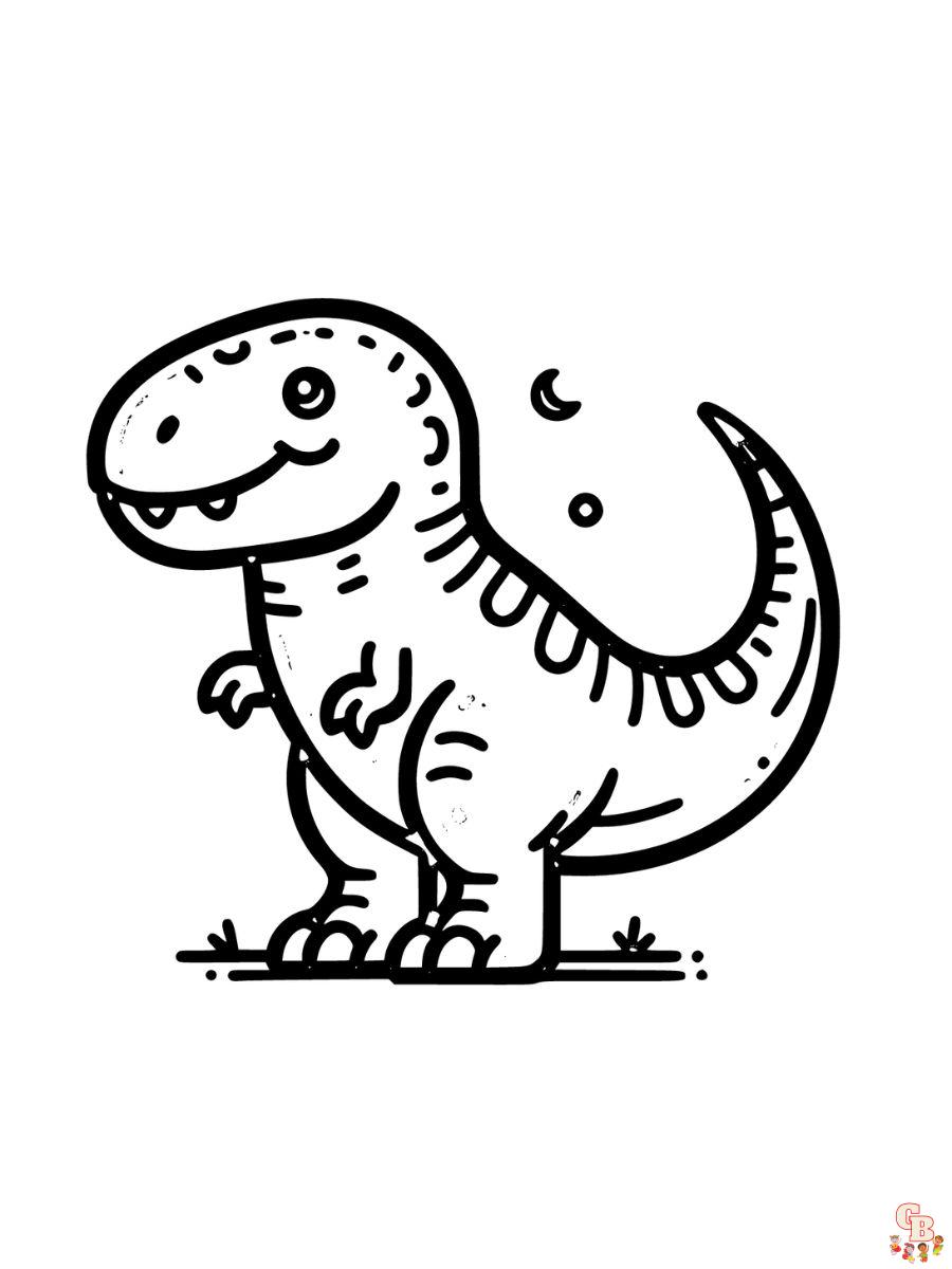 t rex coloring pages