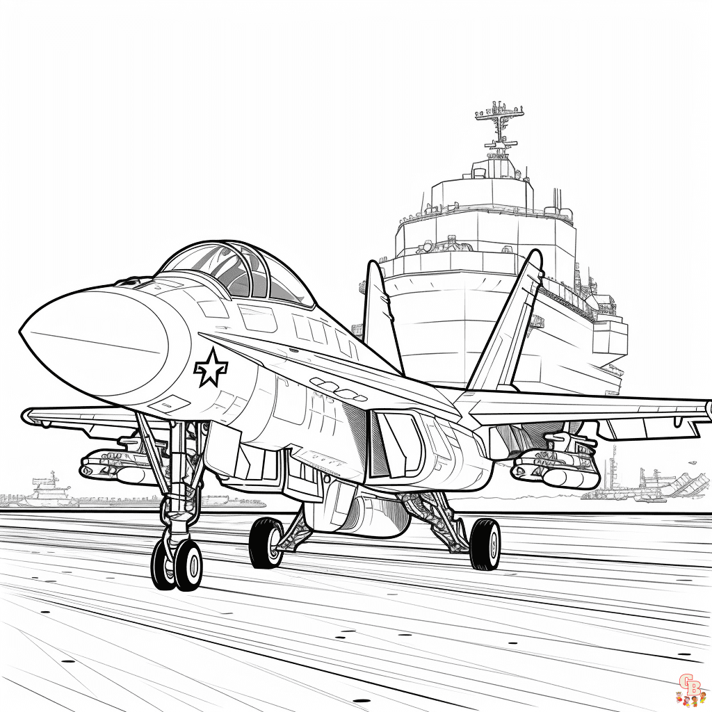 top gun coloring page