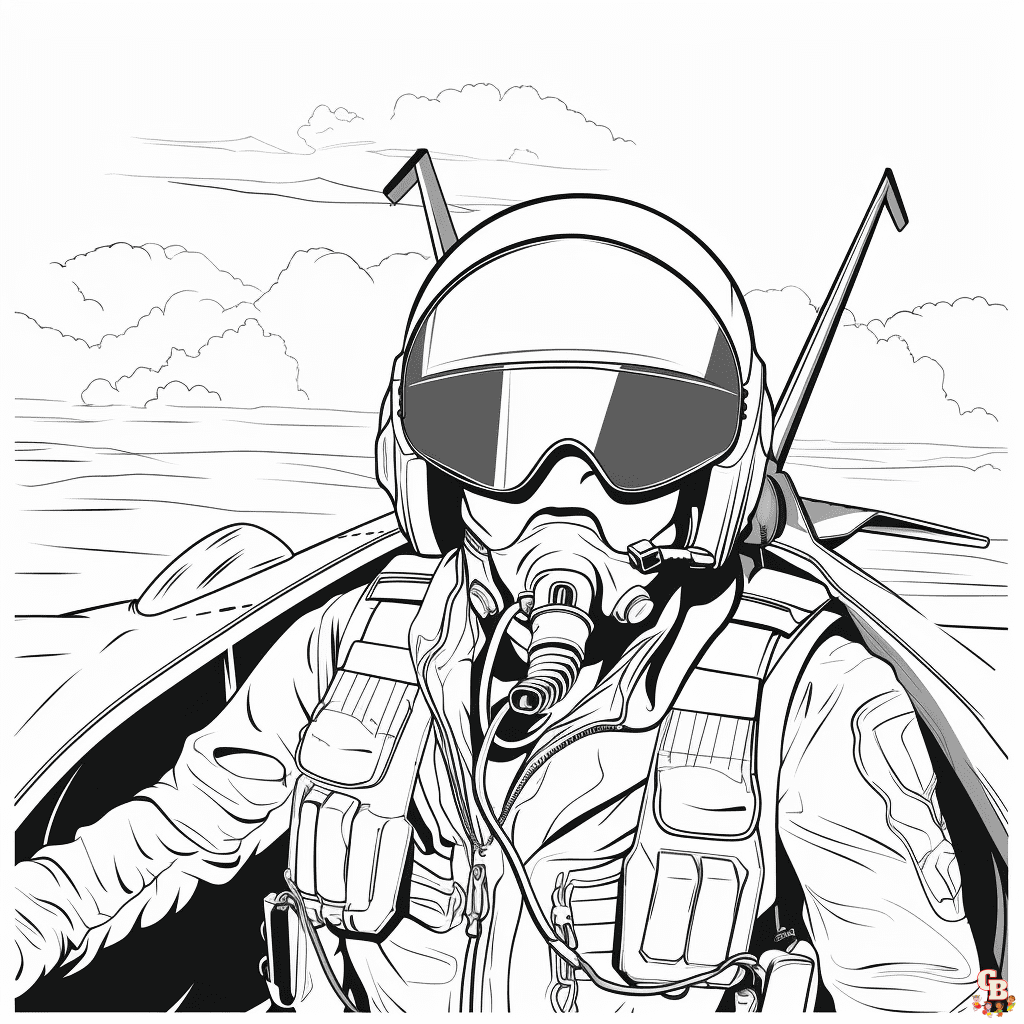 top gun maverick coloring pages