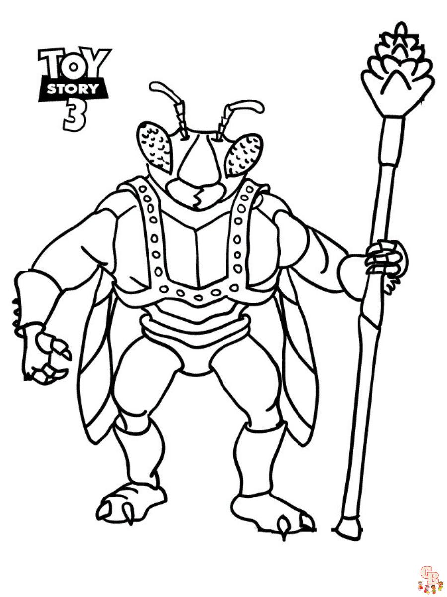 toy story 3 coloring book pages