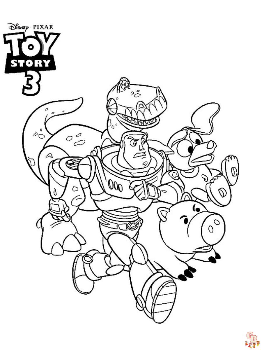 toy story 3 coloring pages