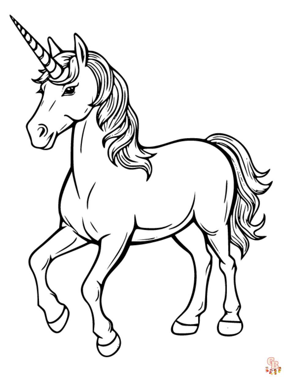 unicorn coloring pages printable