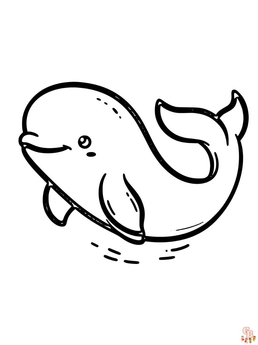 whale coloring page