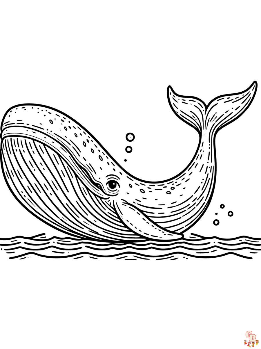 whales coloring pages