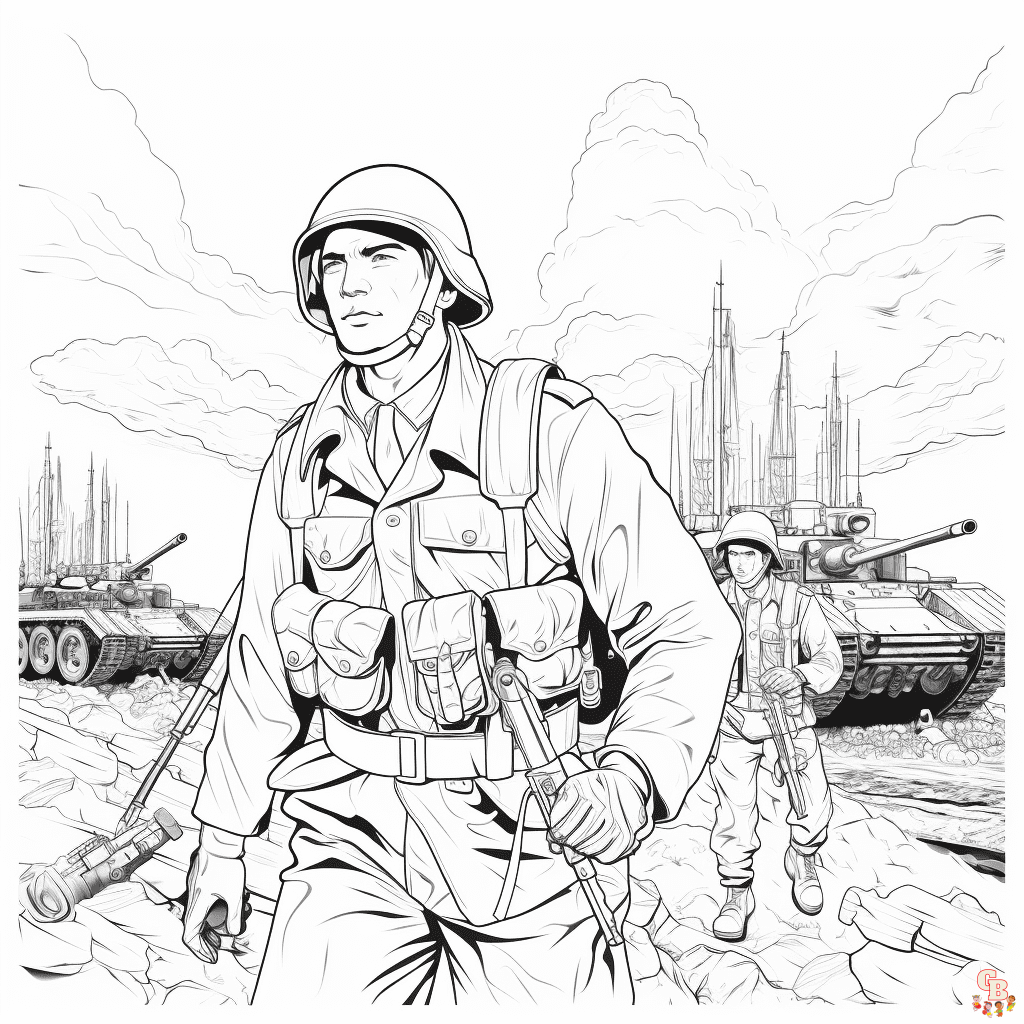 ww2 coloring pages printable