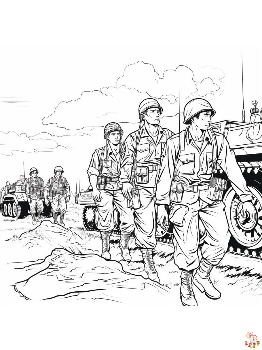 ww2 coloring pages