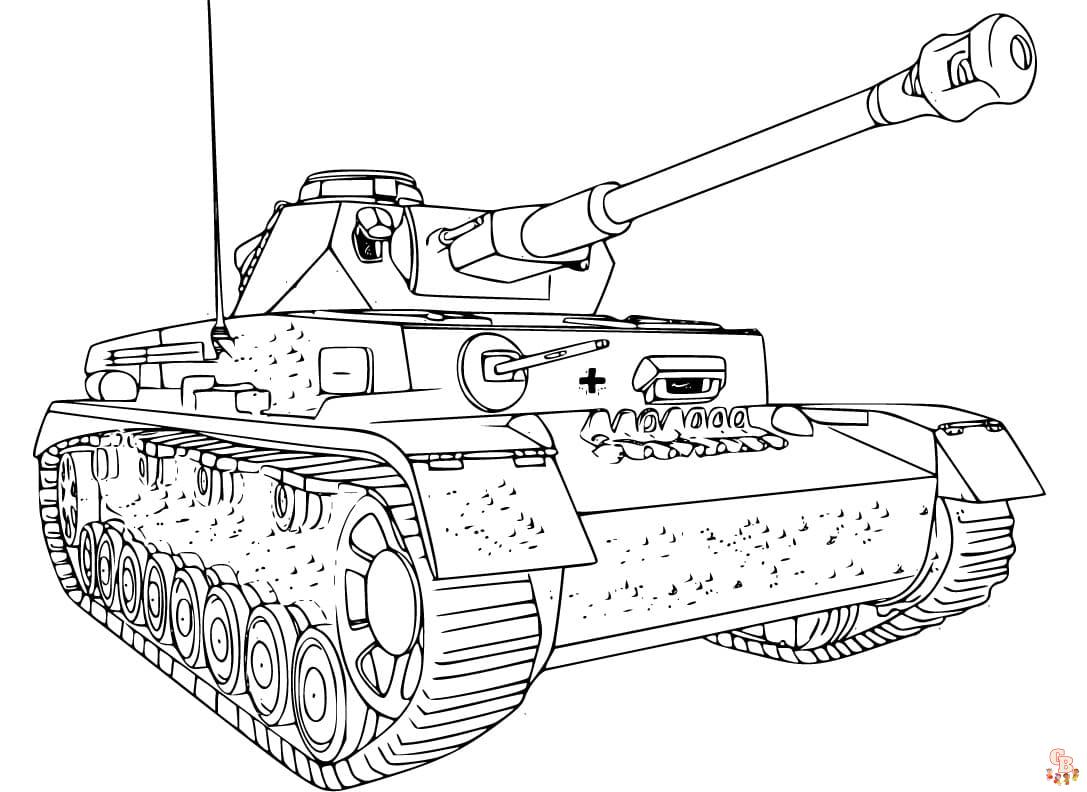 ww2 tank coloring pages