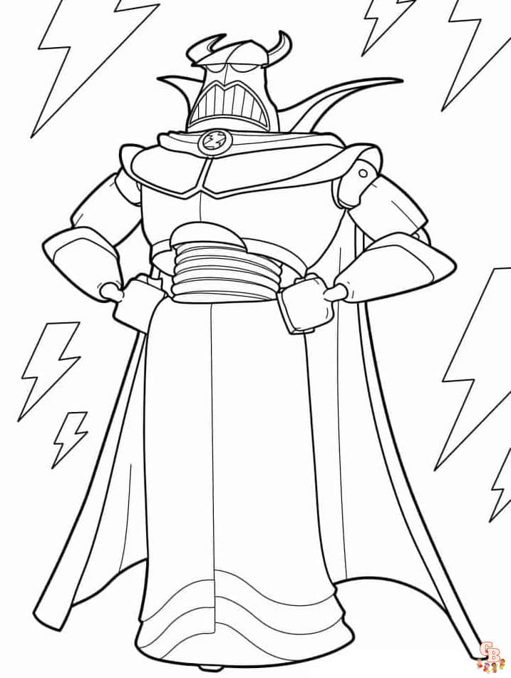 zurg coloring pages to print