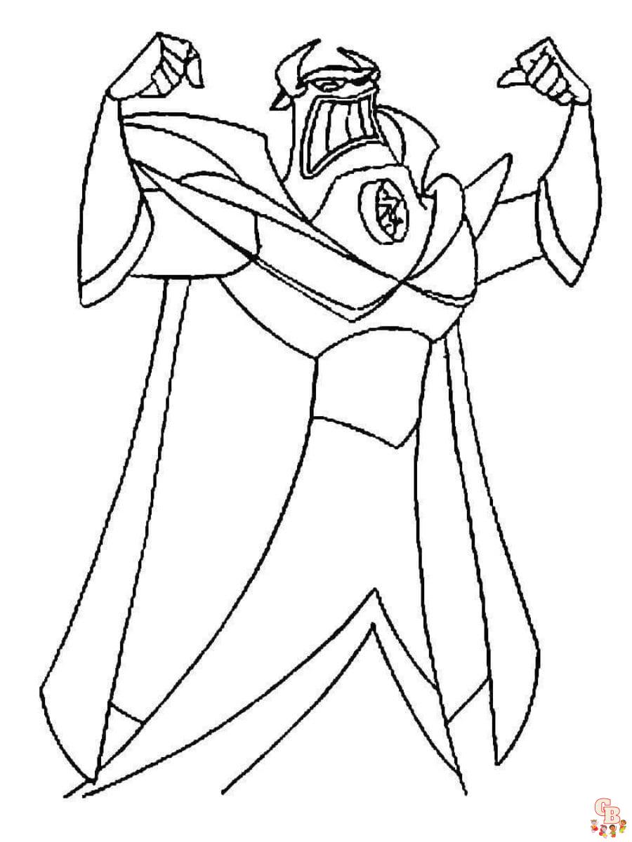 zurg coloring pages