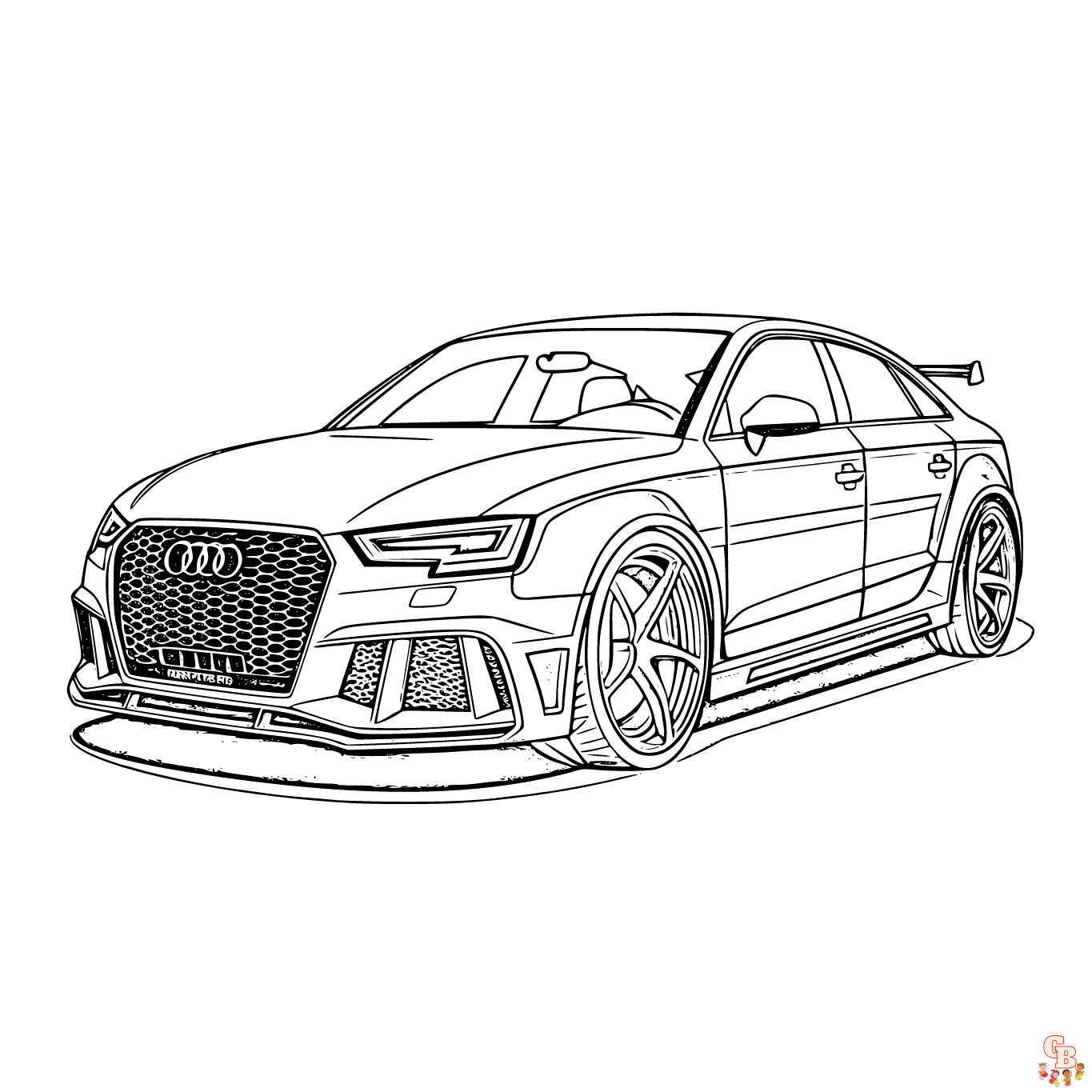 Audi Coloring Sheets Free