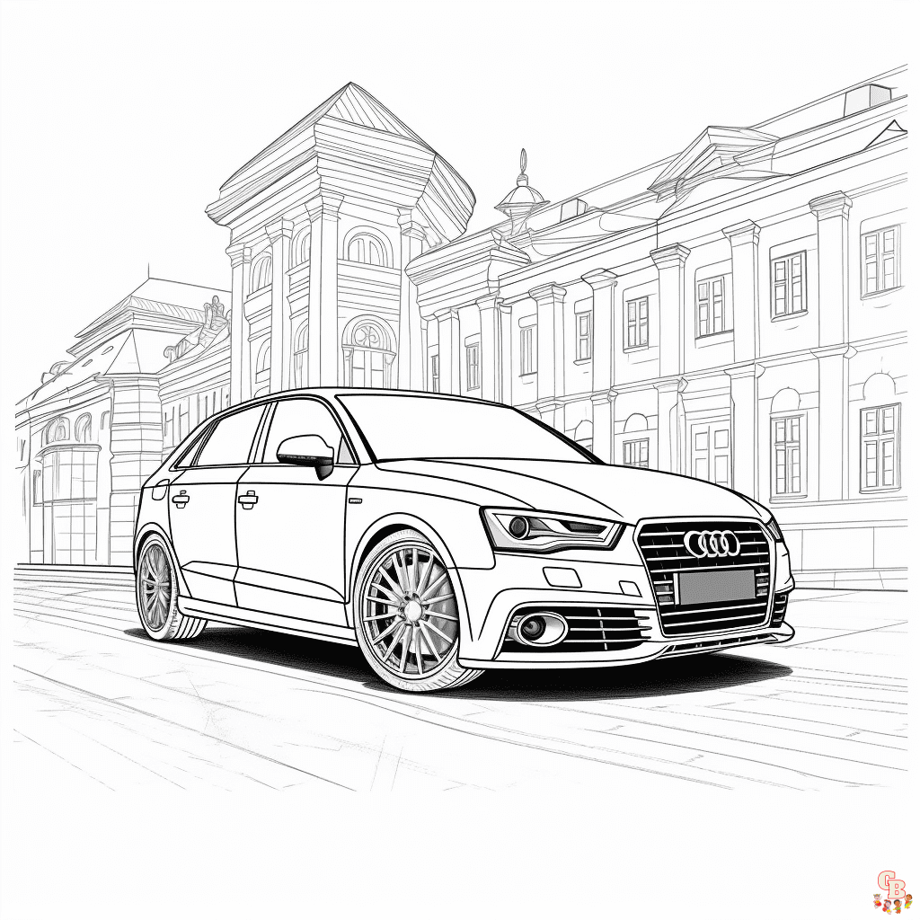 Audi Coloring Sheets