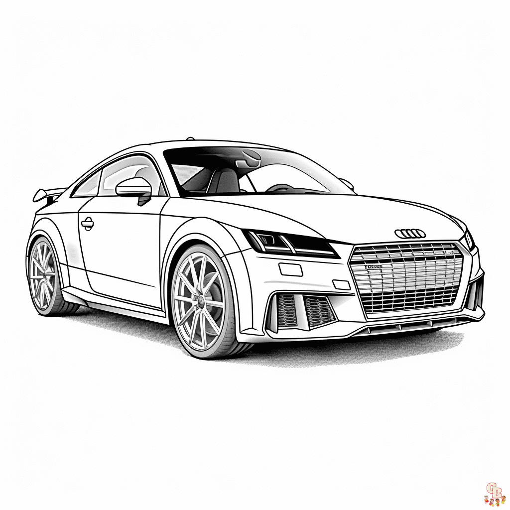 Audi coloring pages to print