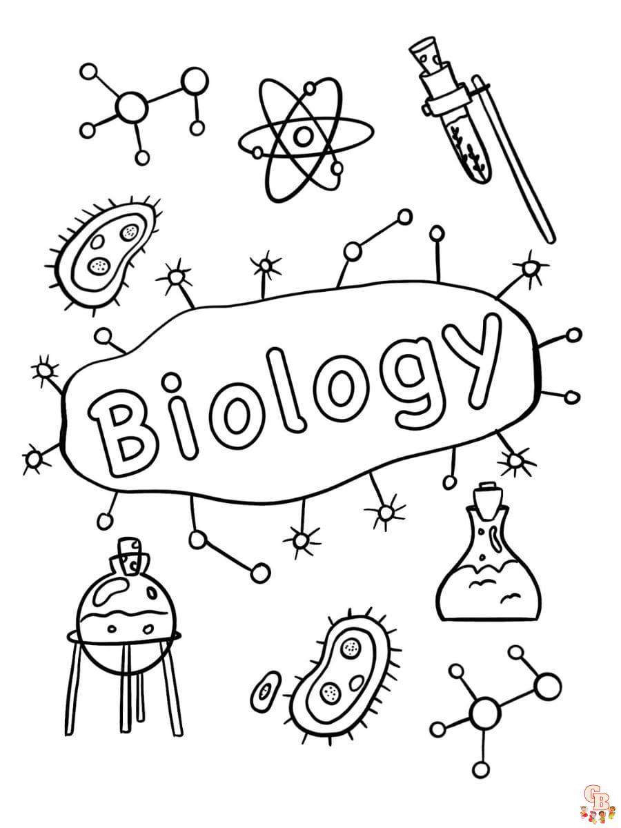 Biology coloring pages