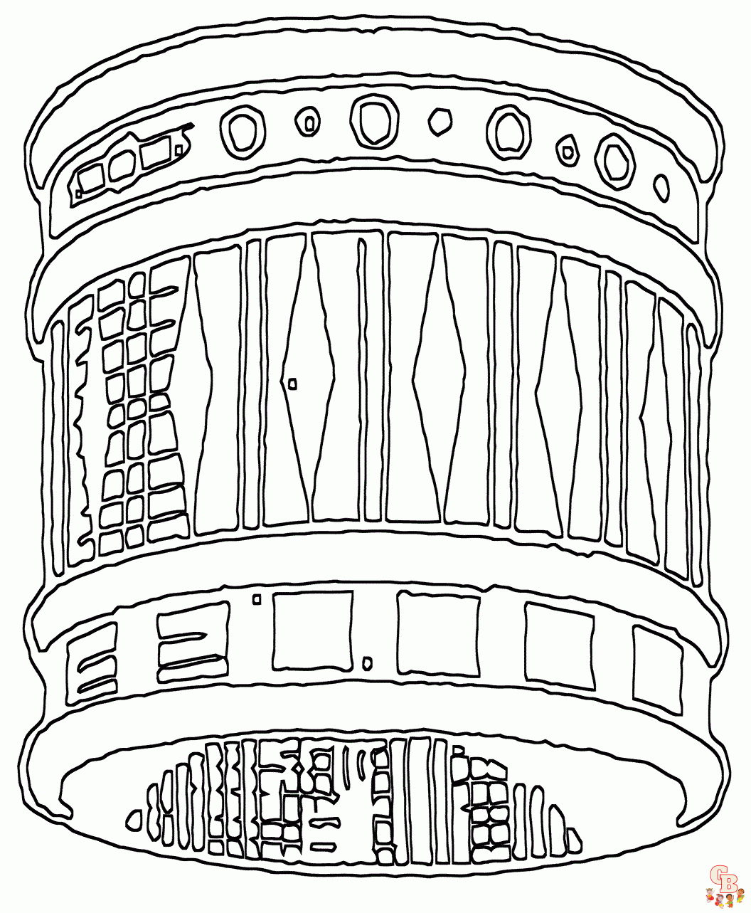 Bracelet coloring pages free