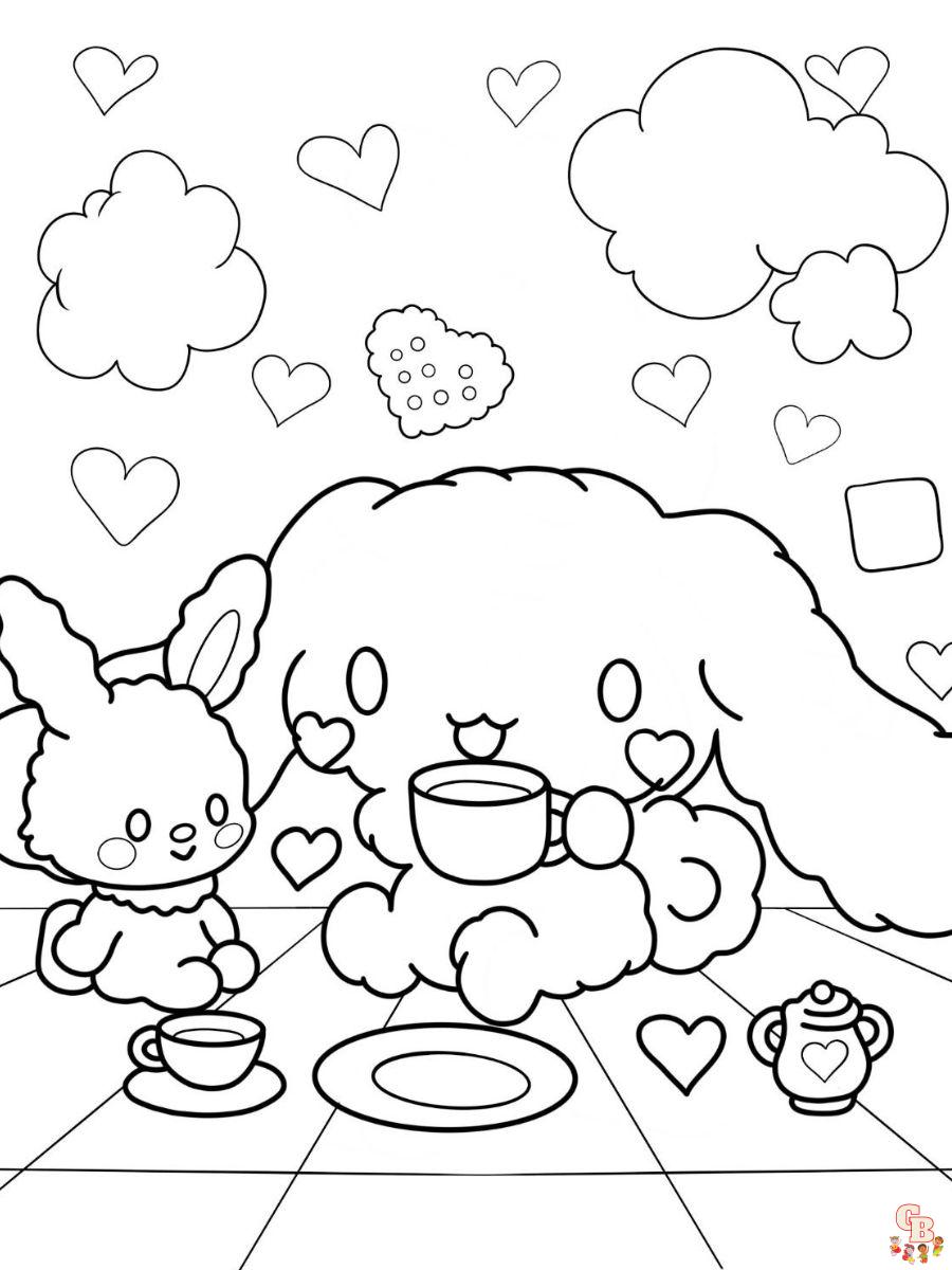 Cinna Puppy Coloring Pages free