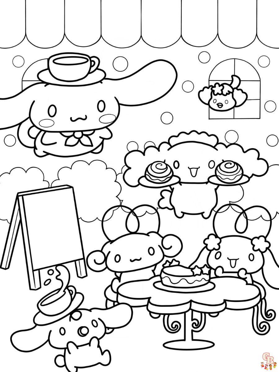 Cinna Puppy Coloring Pages