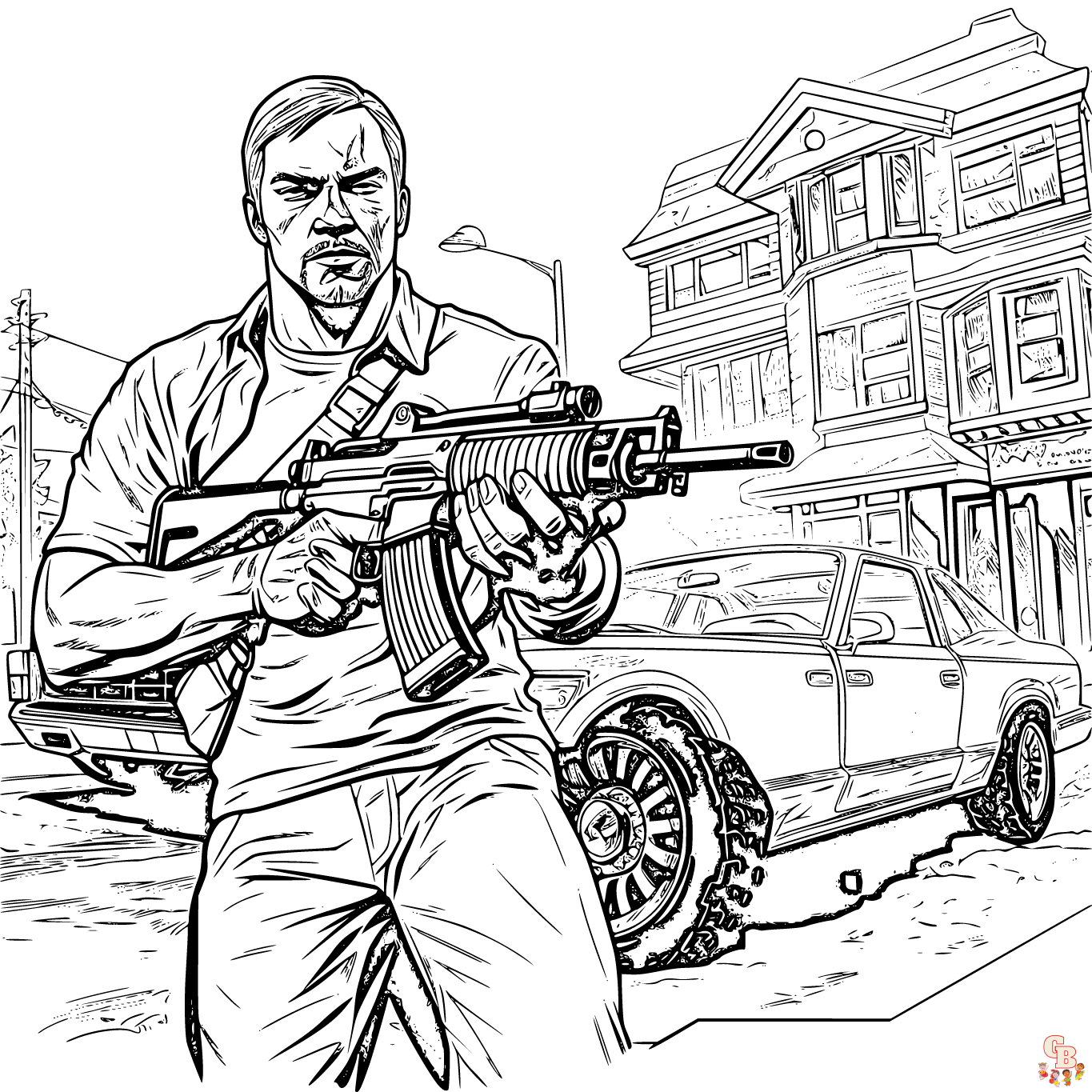 GTA Coloring Sheets