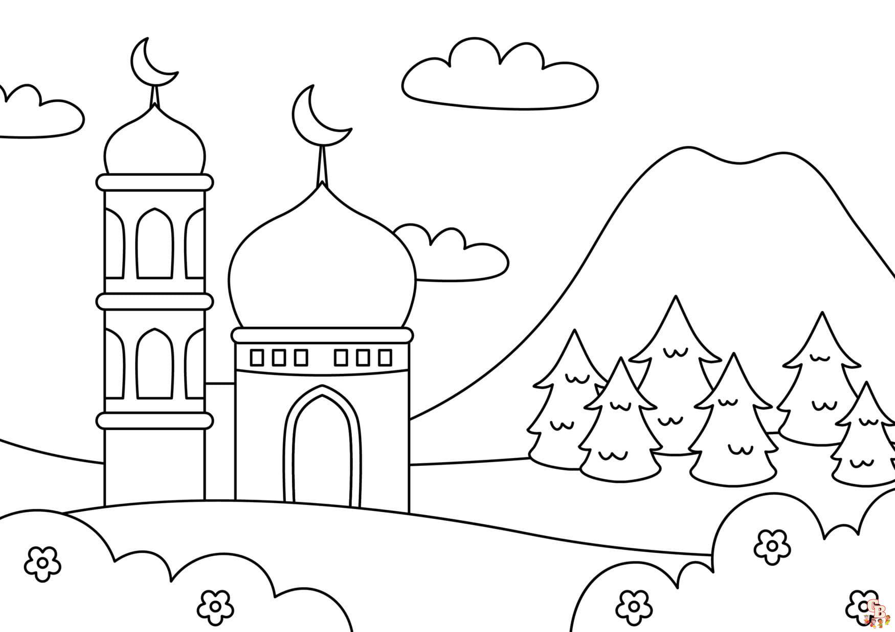 Islam coloring pages printable free