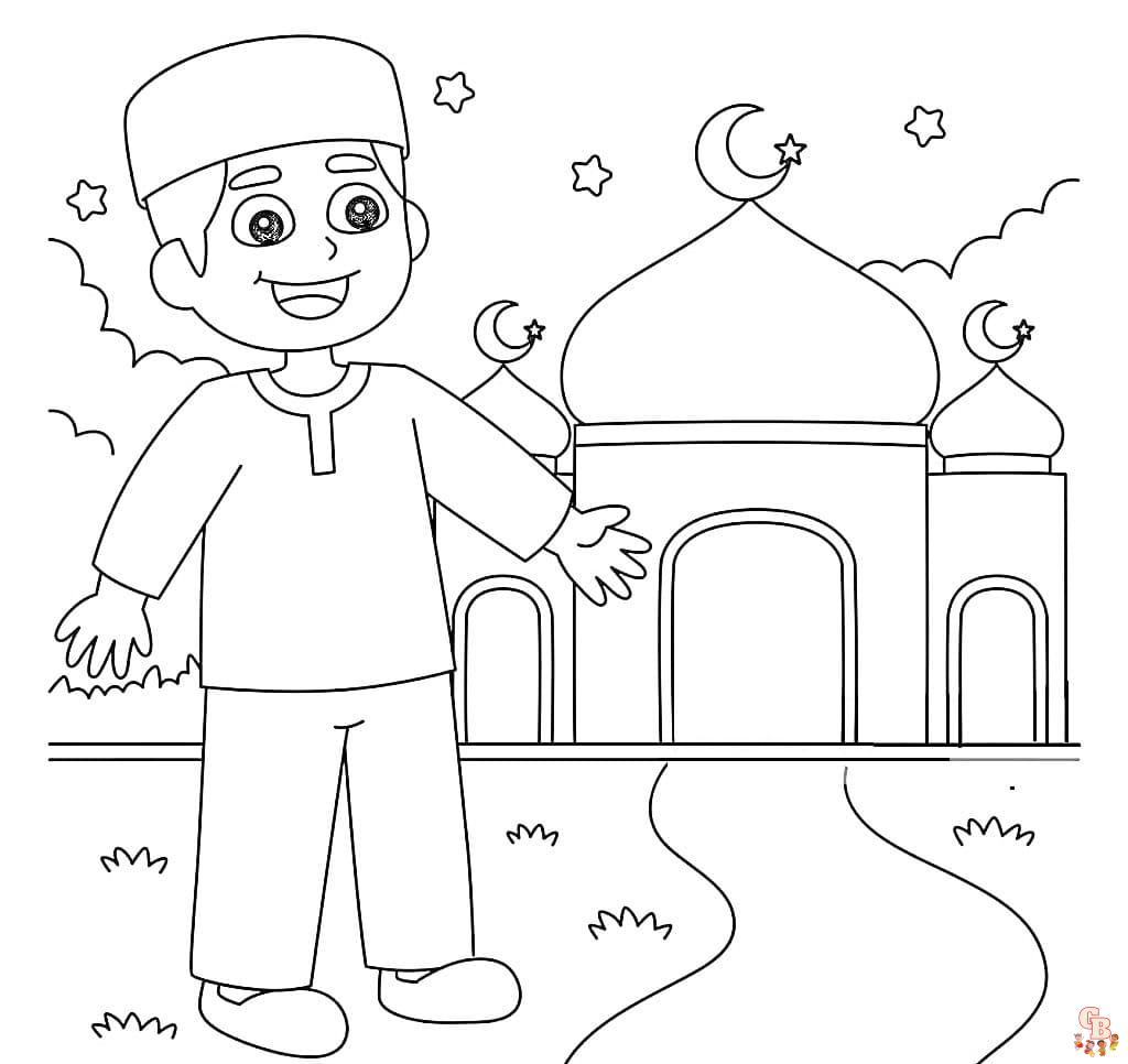 Islam coloring pages printable