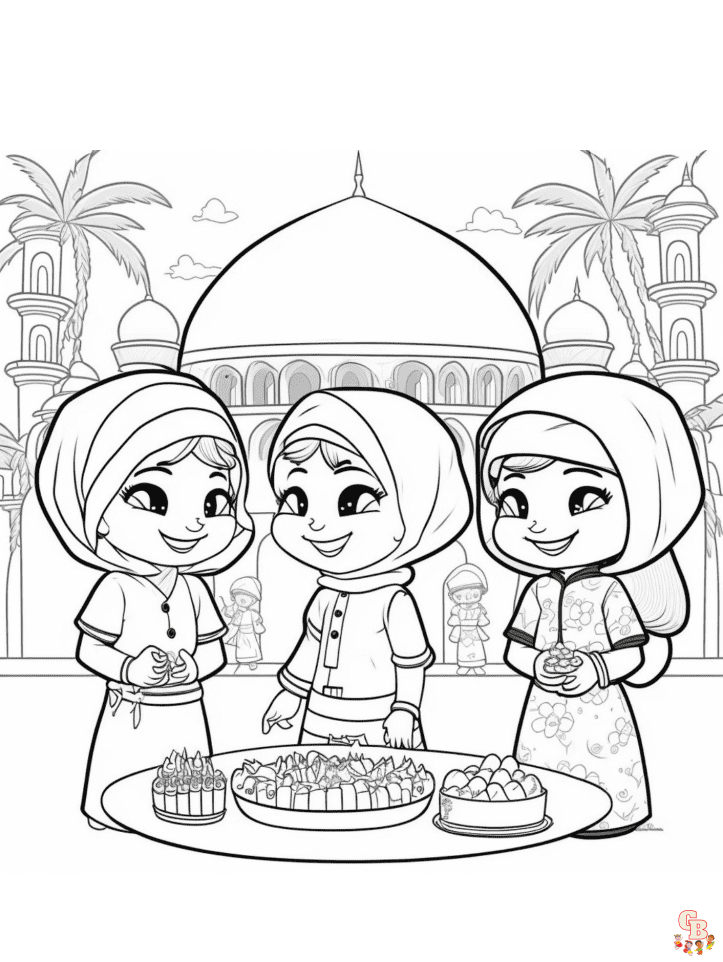 Islam coloring pages to print