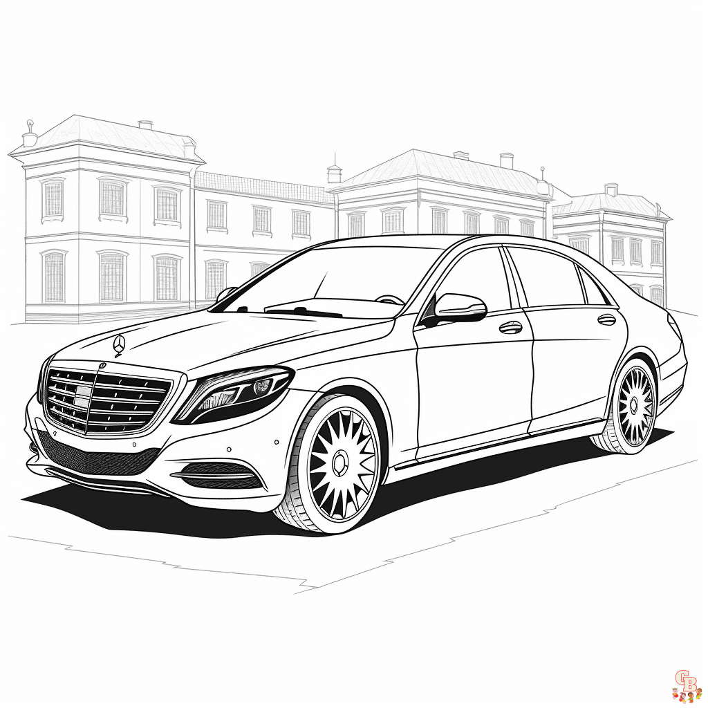 Mercedes Coloring Sheets