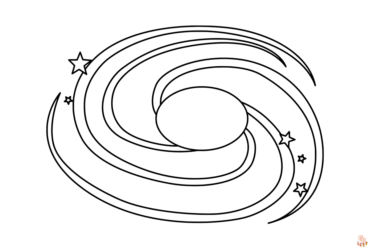 Printable Black hole coloring sheets