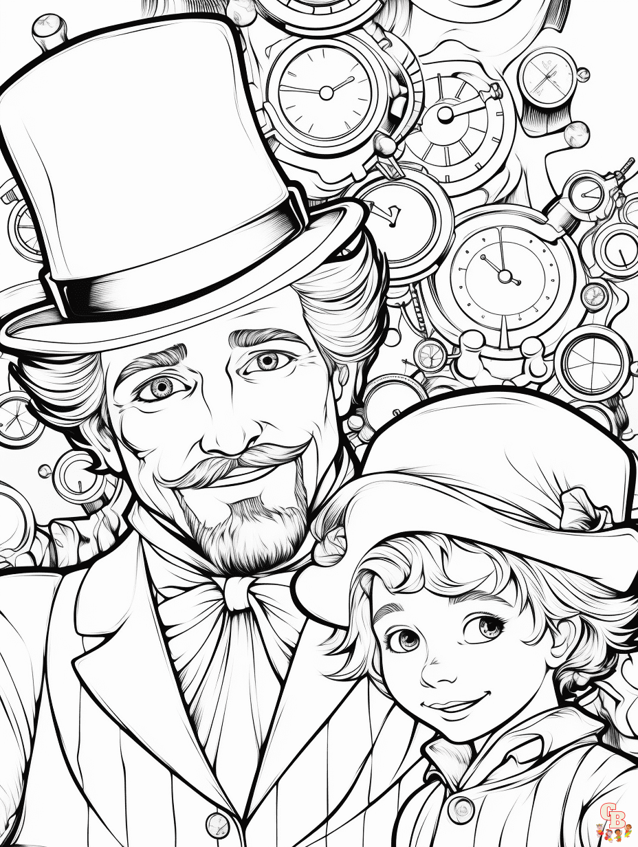 Printable Dad coloring sheets