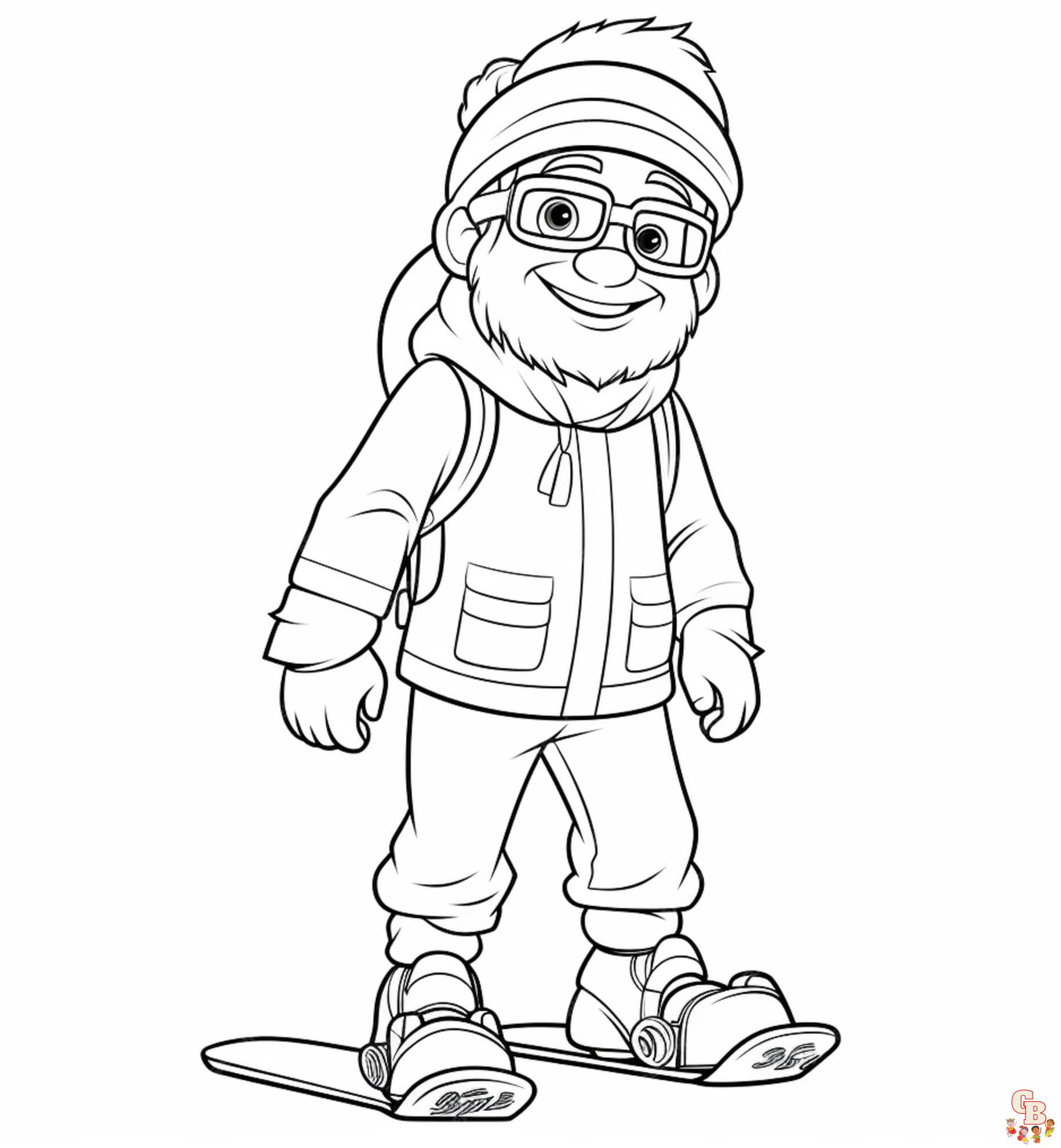 Printable Subway Surfers coloring sheets