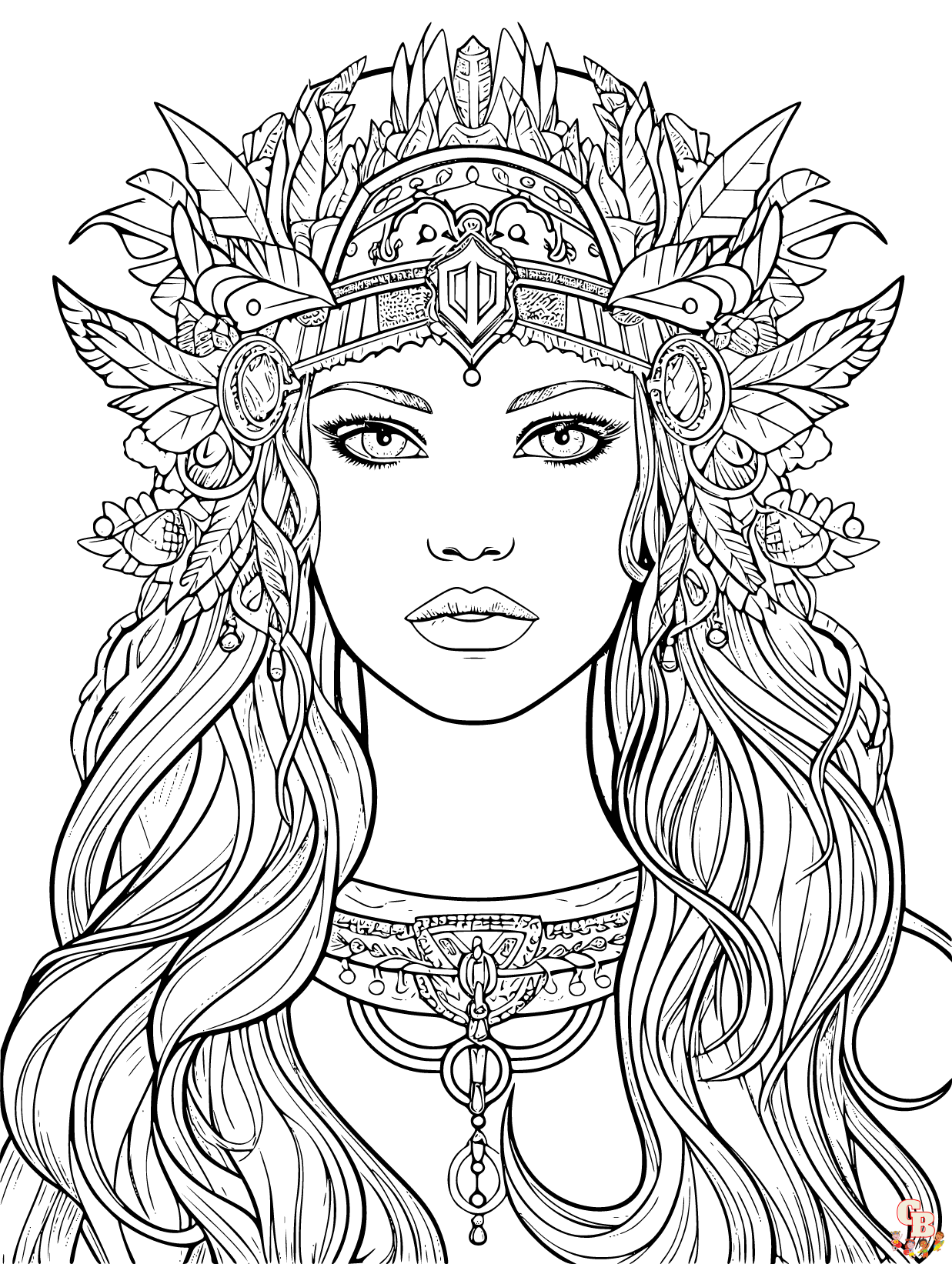 Printable Woman coloring sheets