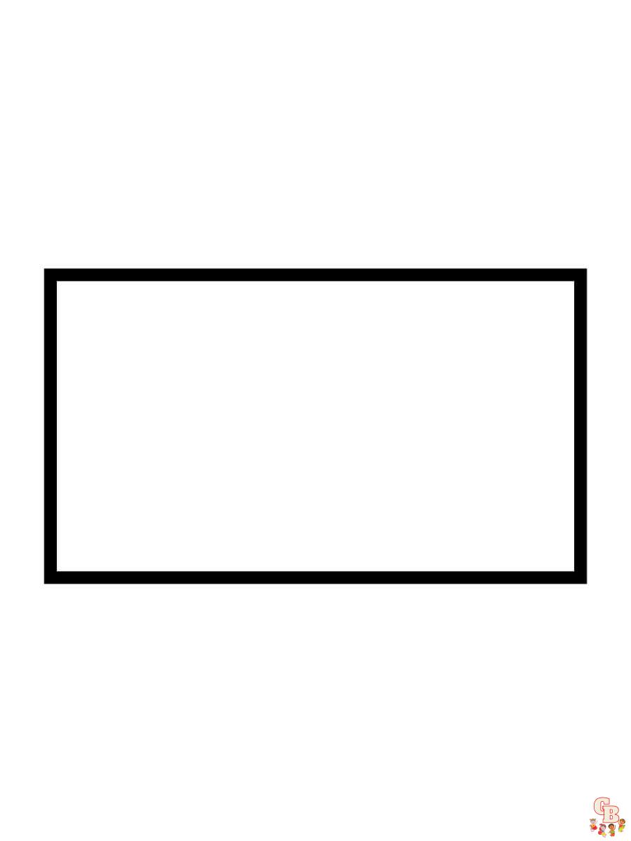 Rectangle coloring pages