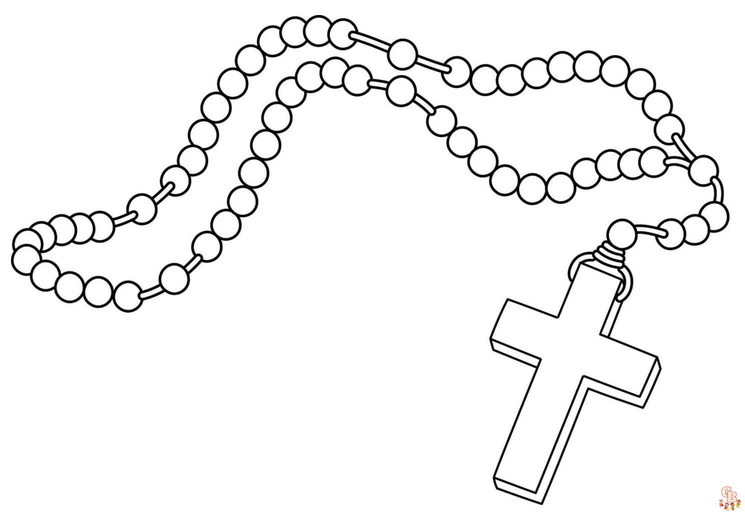 Rosary Coloring Sheets