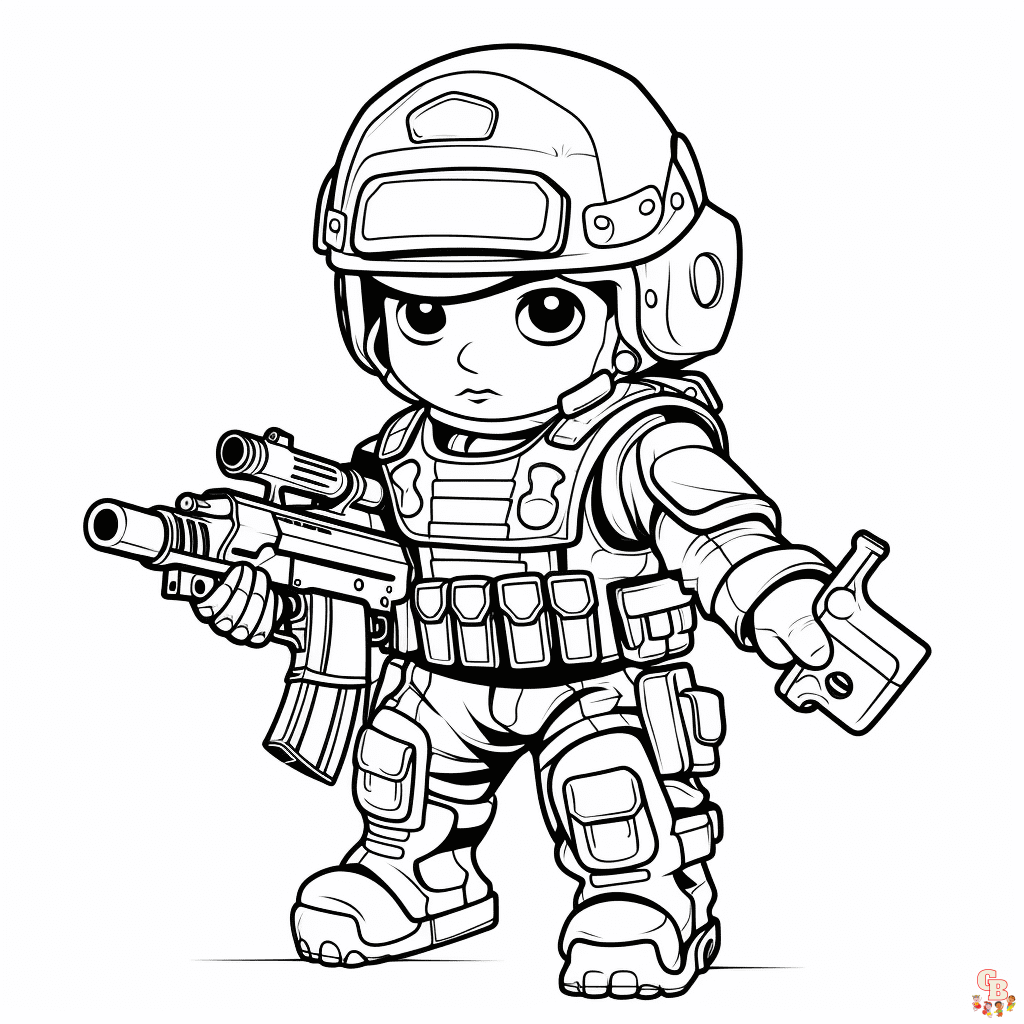 SWAT coloring pages to print