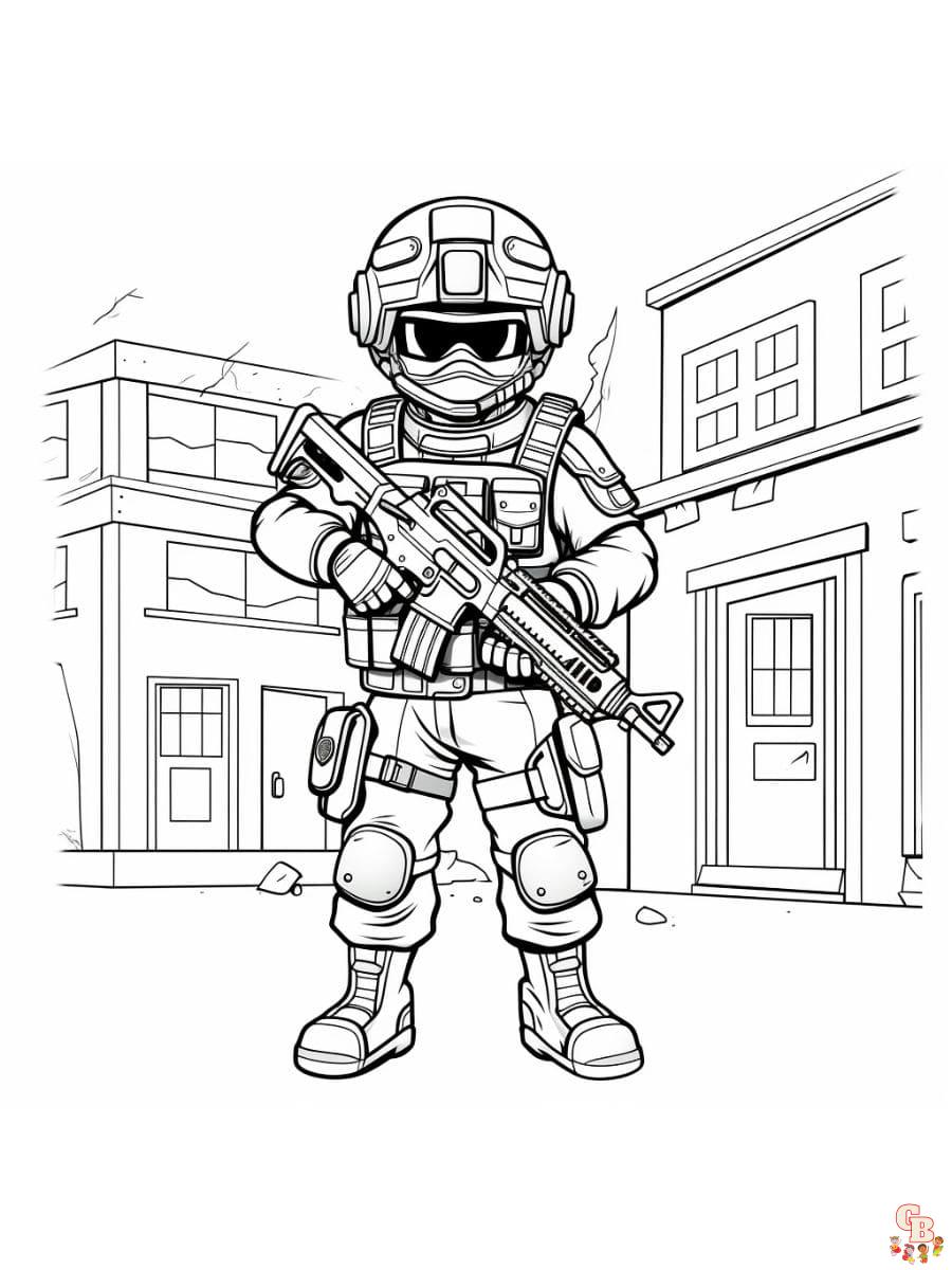 SWAT coloring pages