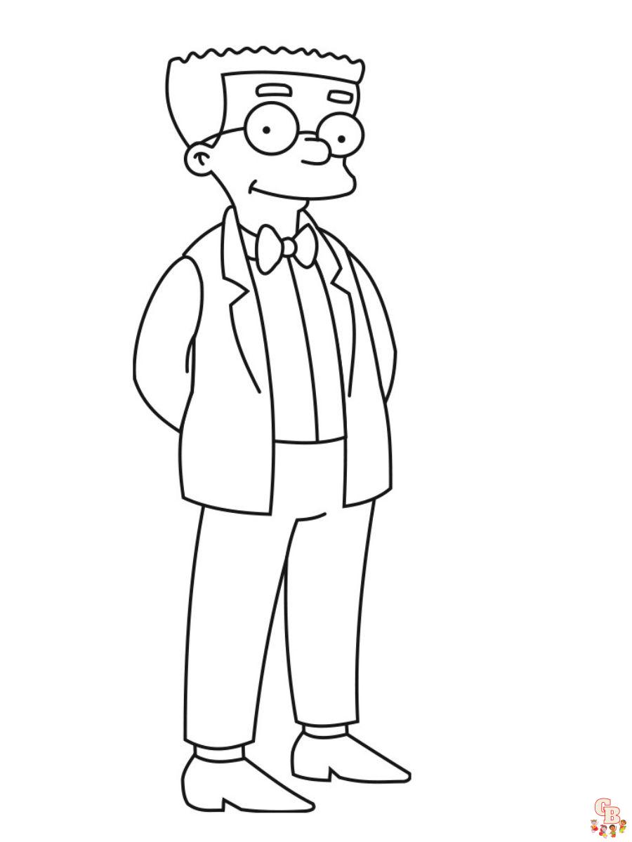 Smithers coloring pages