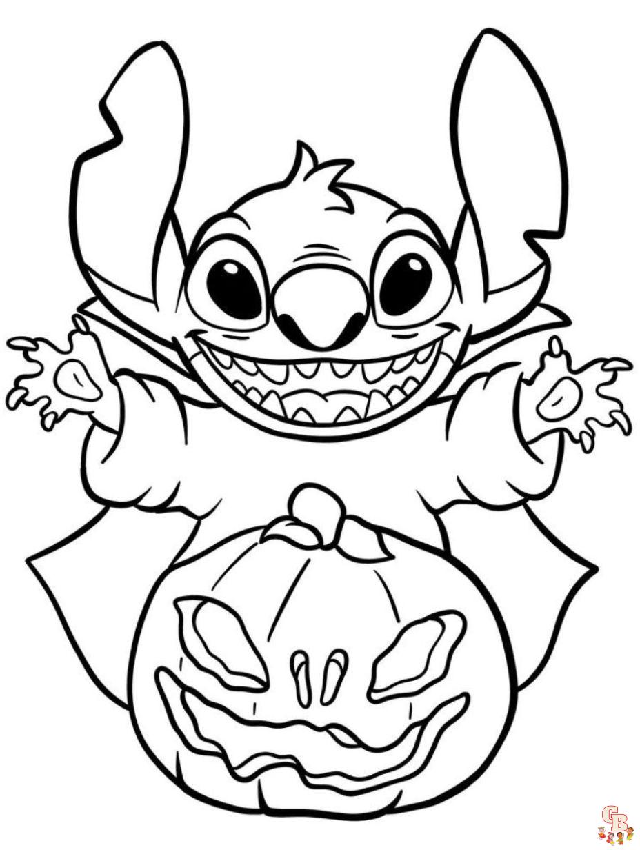 Stitch and The Pumpkin