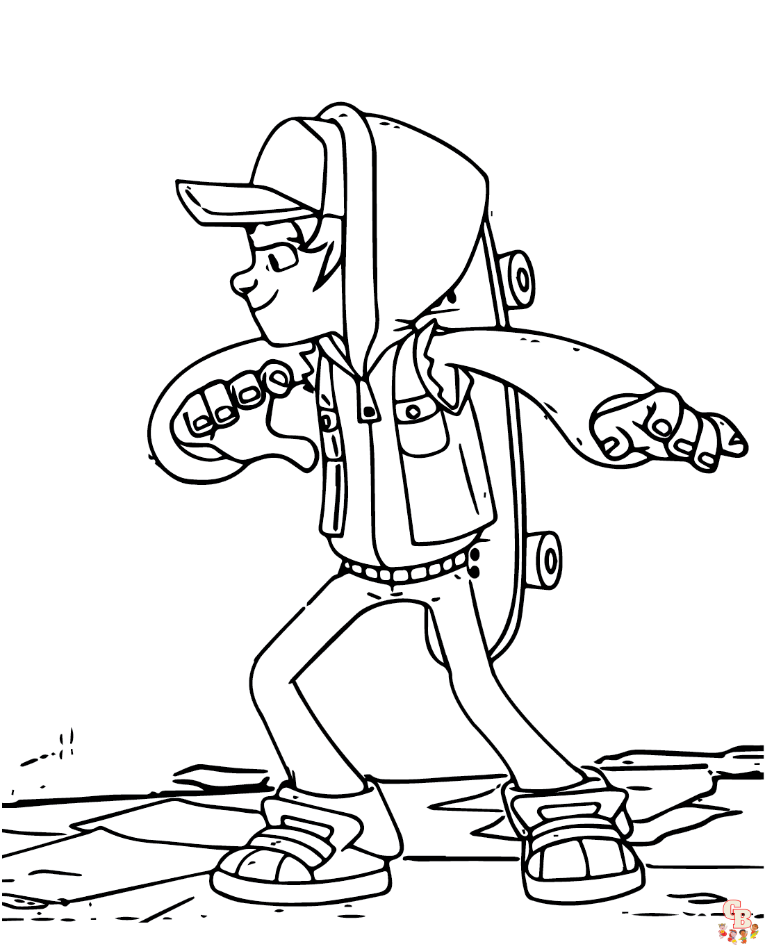 Subway Surfers Coloring Sheets