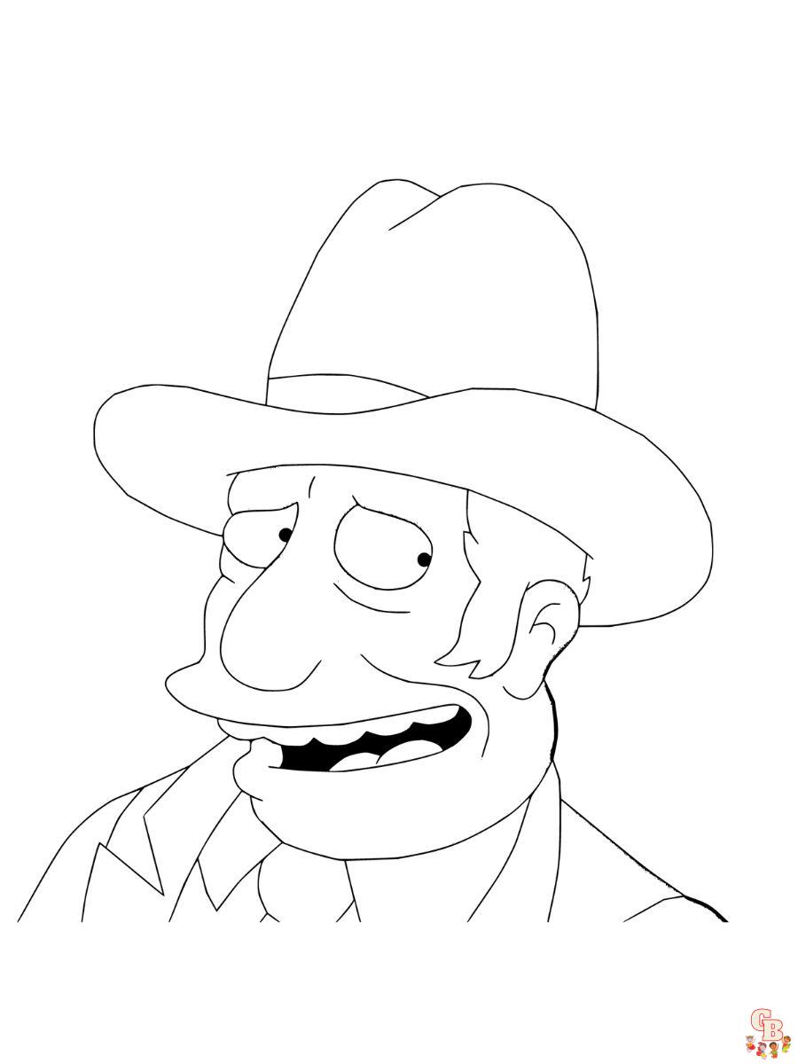 The Rich Texan coloring pages