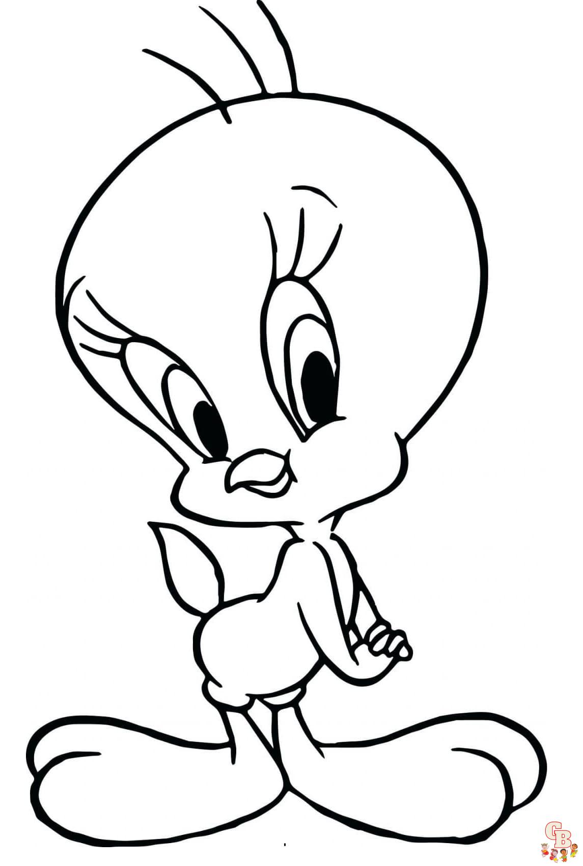 Tweety Coloring Sheets