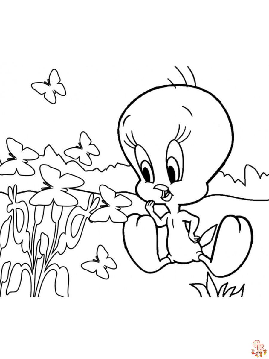 Tweety coloring pages