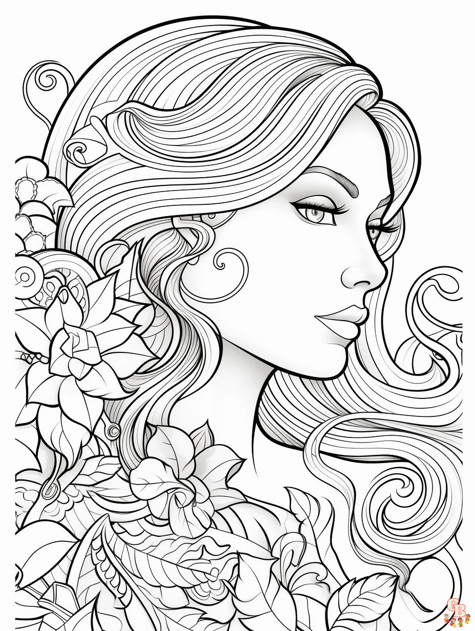 Woman Coloring Sheets Free