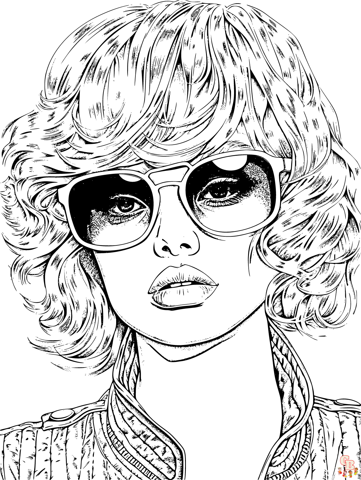 Woman coloring pages