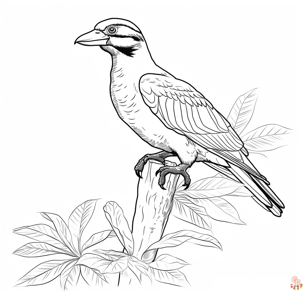 Woodpecker coloring pages to print