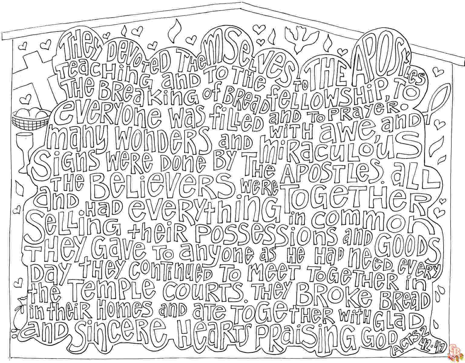 Word Coloring Pages