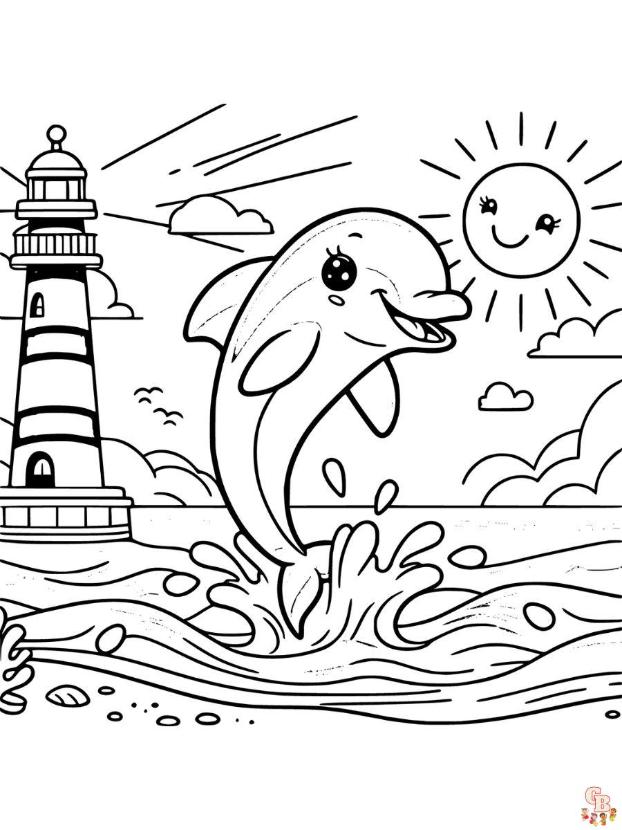 beach coloring pages pdf