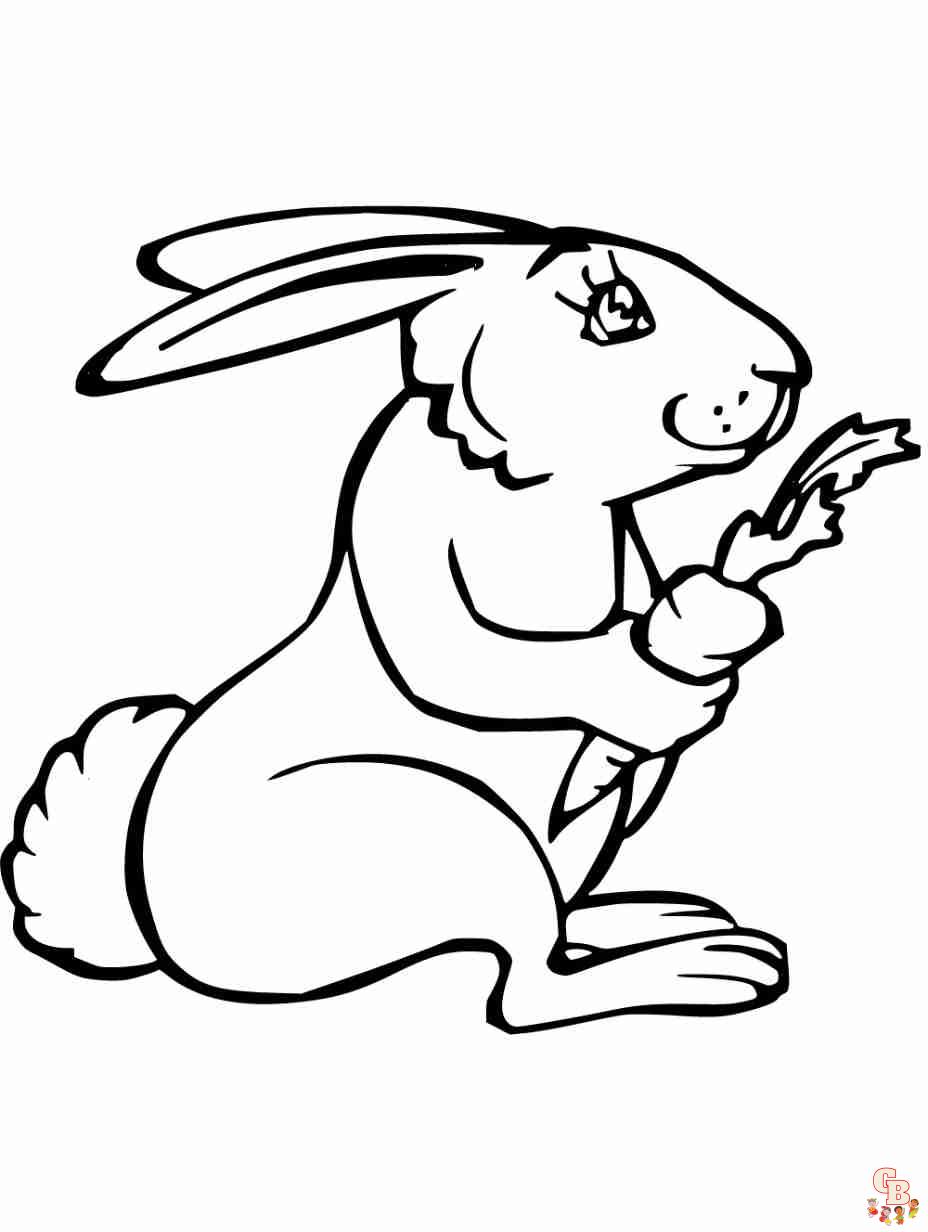 bunny coloring pages