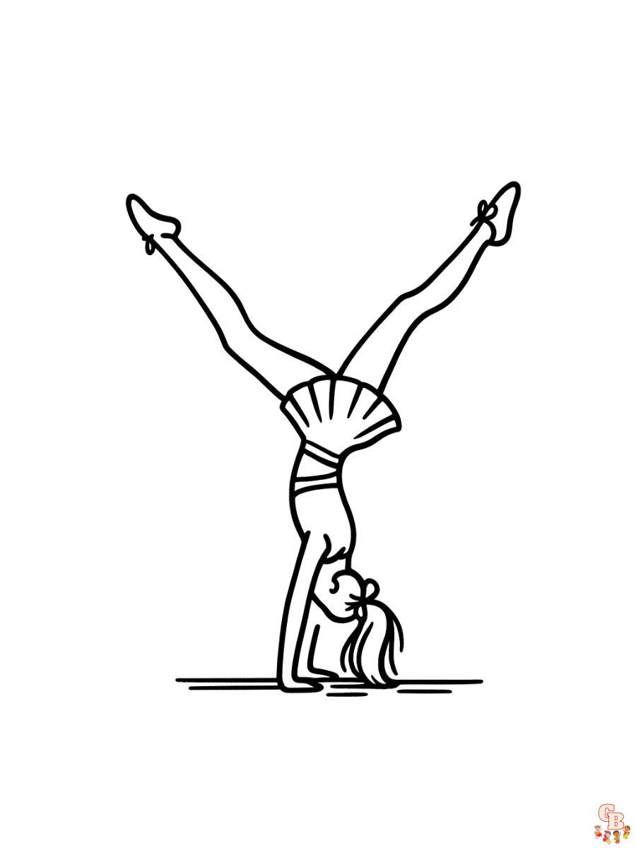 cheerleader printable coloring pages