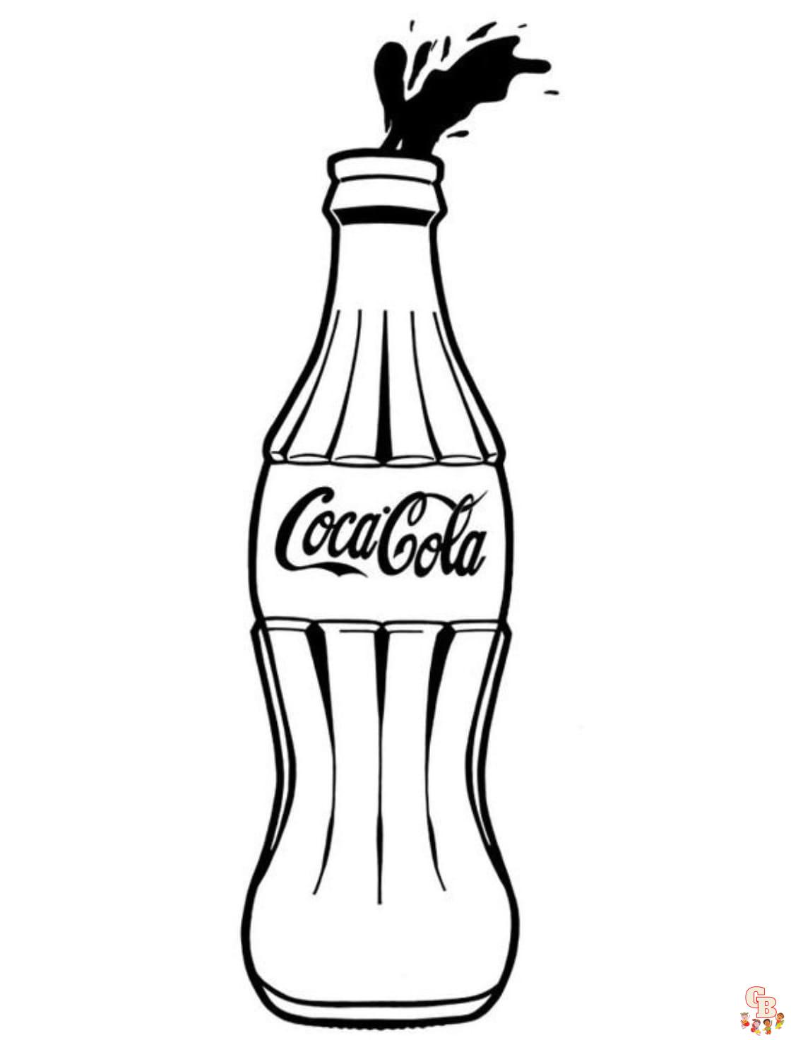 coca cola Coloring Sheets