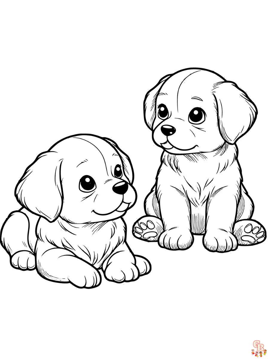 coloring pages puppy