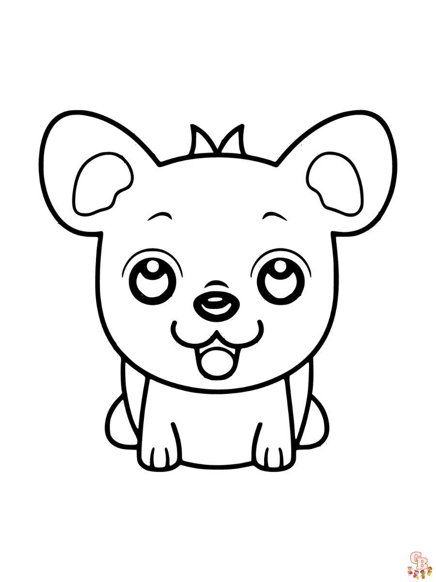 cute puppy coloring pages