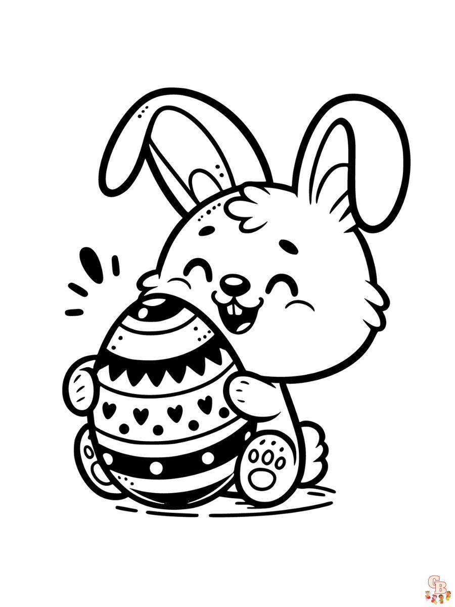 easter bunny coloring pages